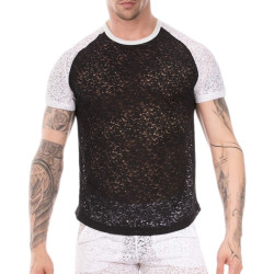 Barcode Berlin T-shirt Micah Noir-Blanc
